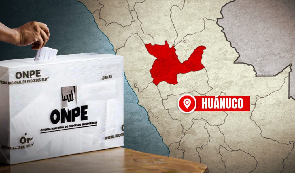 Huánuco 2026: menos del 1% de actas procesadas por ONPE