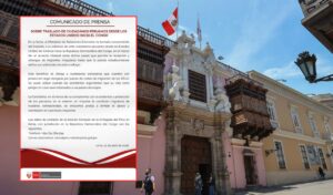 La Cancillería peruana confirmó el traslado de siete compatriotas desde EE. UU. al Congo