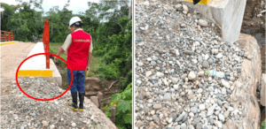 Puerto Inca: Graves fallas en puente de S/ 878 mil aún no entregado