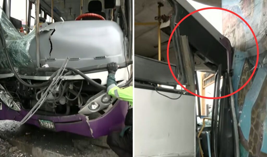 Impacto en SJL: Bus del Corredor Morado colisiona contra columna del Metro y deja 8 heridos