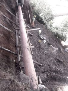 Seda Huánuco: Denuncian inminente colapso en canal de conducción de Canchán