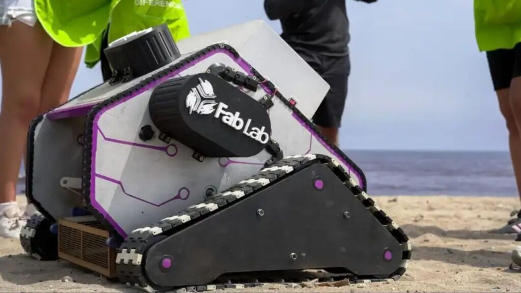 Robot peruano contra microplásticos