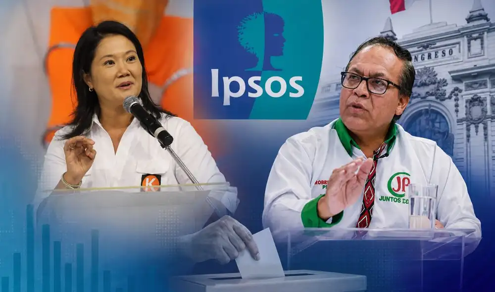 Conteo rápido de Ipsos coloca a Roberto Sánchez ligeramente arriba de Keiko Fujimori en una elección al filo