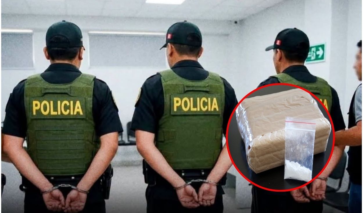 Dictan 14 meses de prisión preventiva a policías por reemplazar cocaína incautada con bloques de yeso