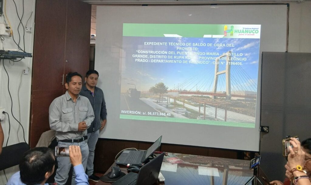 Puente Tingo María – Castillo terminará costando S/ 83 millones