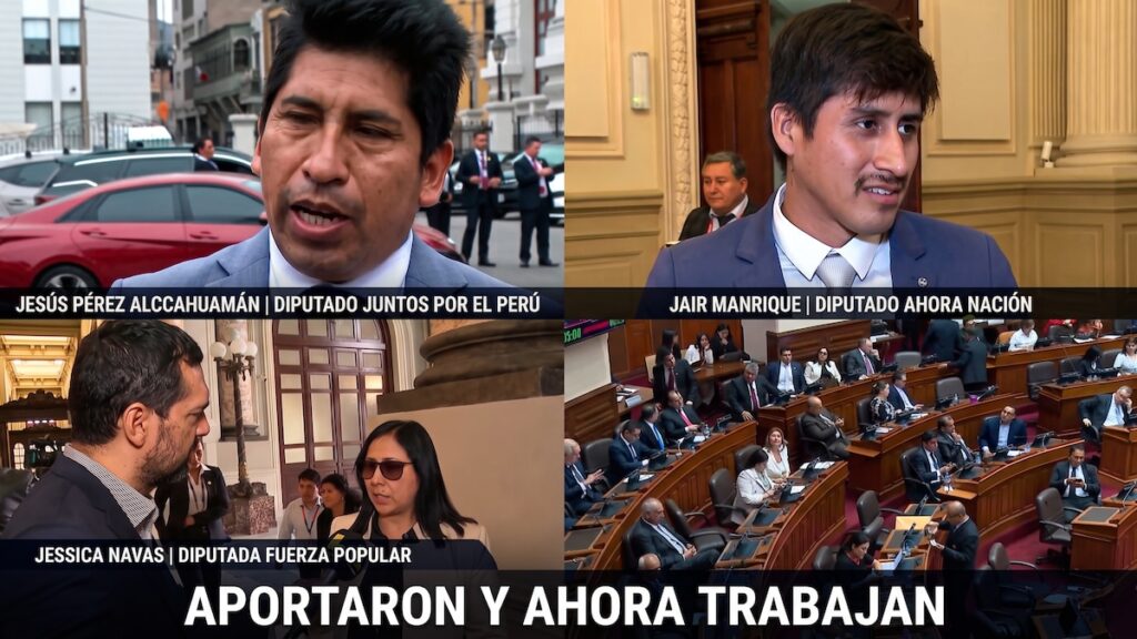 Diputados y senadores contrataron a sus aportantes de campaña con sueldos que llegan hasta más de S/14 mil