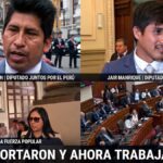 Diputados y senadores contrataron a sus aportantes de campaña con sueldos que llegan hasta más de S/14 mil