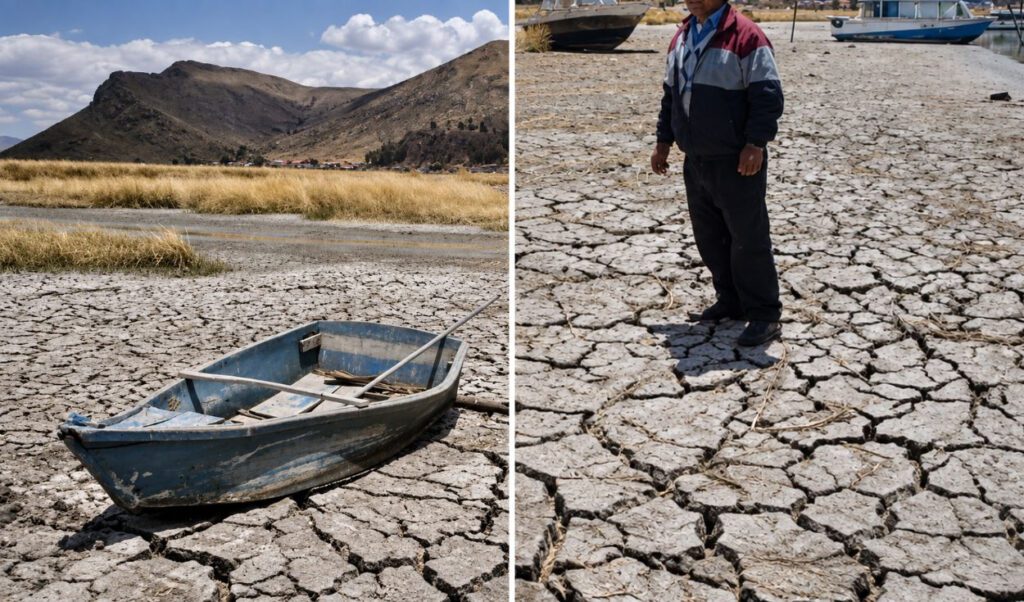 El Titicaca se evapora: perdió 53 centímetros de agua y el Senamhi advierte que caerá a 70 cm en noviembre