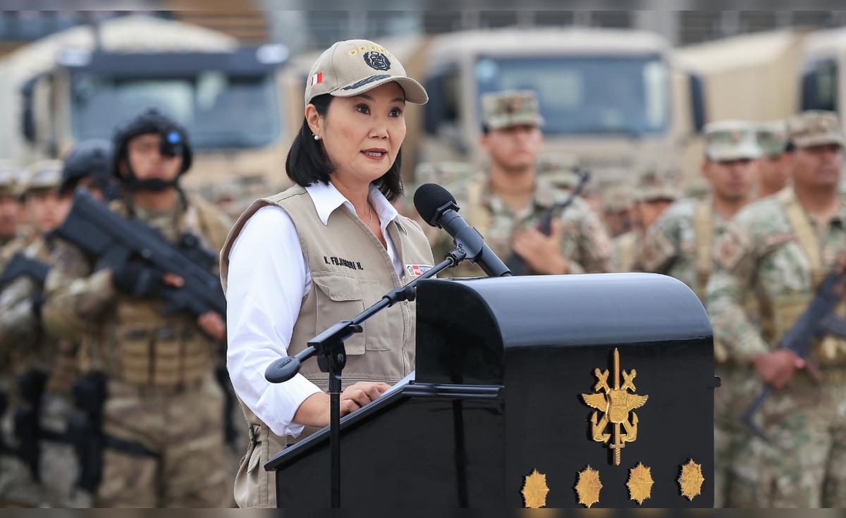 Keiko Fujimori crea comando unificado de FF. AA. y PNP: “Ya no vamos a esperar”