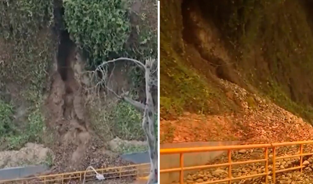 Desprendimiento en la Costa Verde expone riesgos por fallas en el sistema de alcantarillado