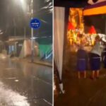 Lluvias de fuerte intensidad en Piura provocan aniegos y obligan a suspender procesión del Señor de los Milagros