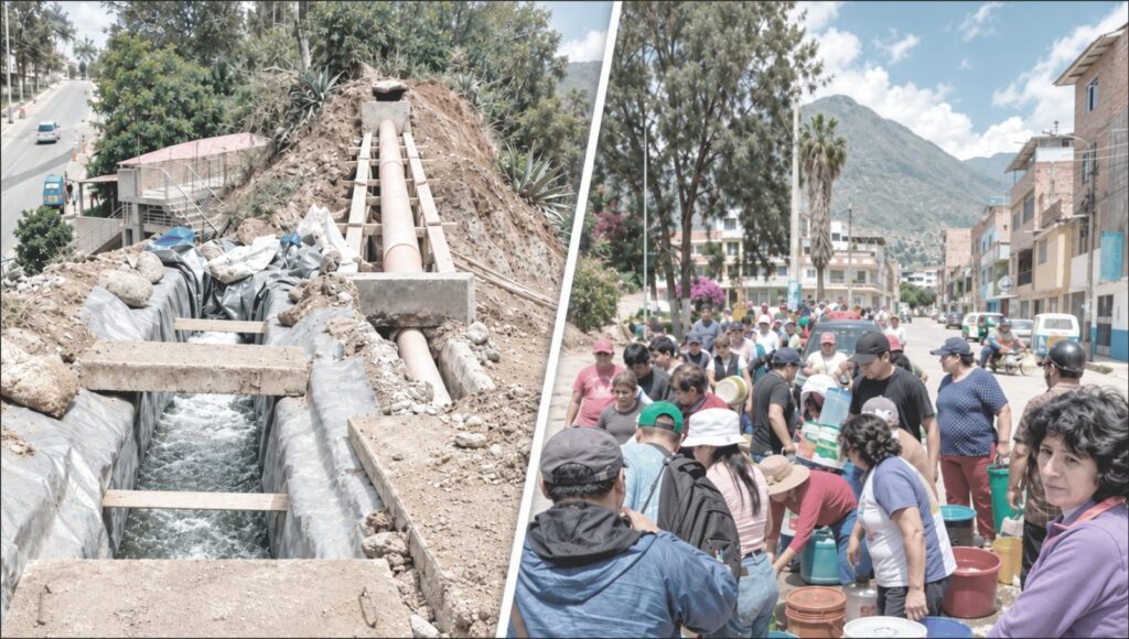 A un derrumbe de quedarnos sin agua