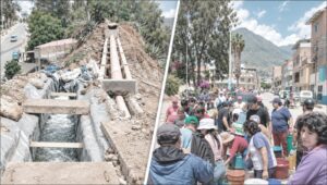 A un derrumbe de quedarnos sin agua